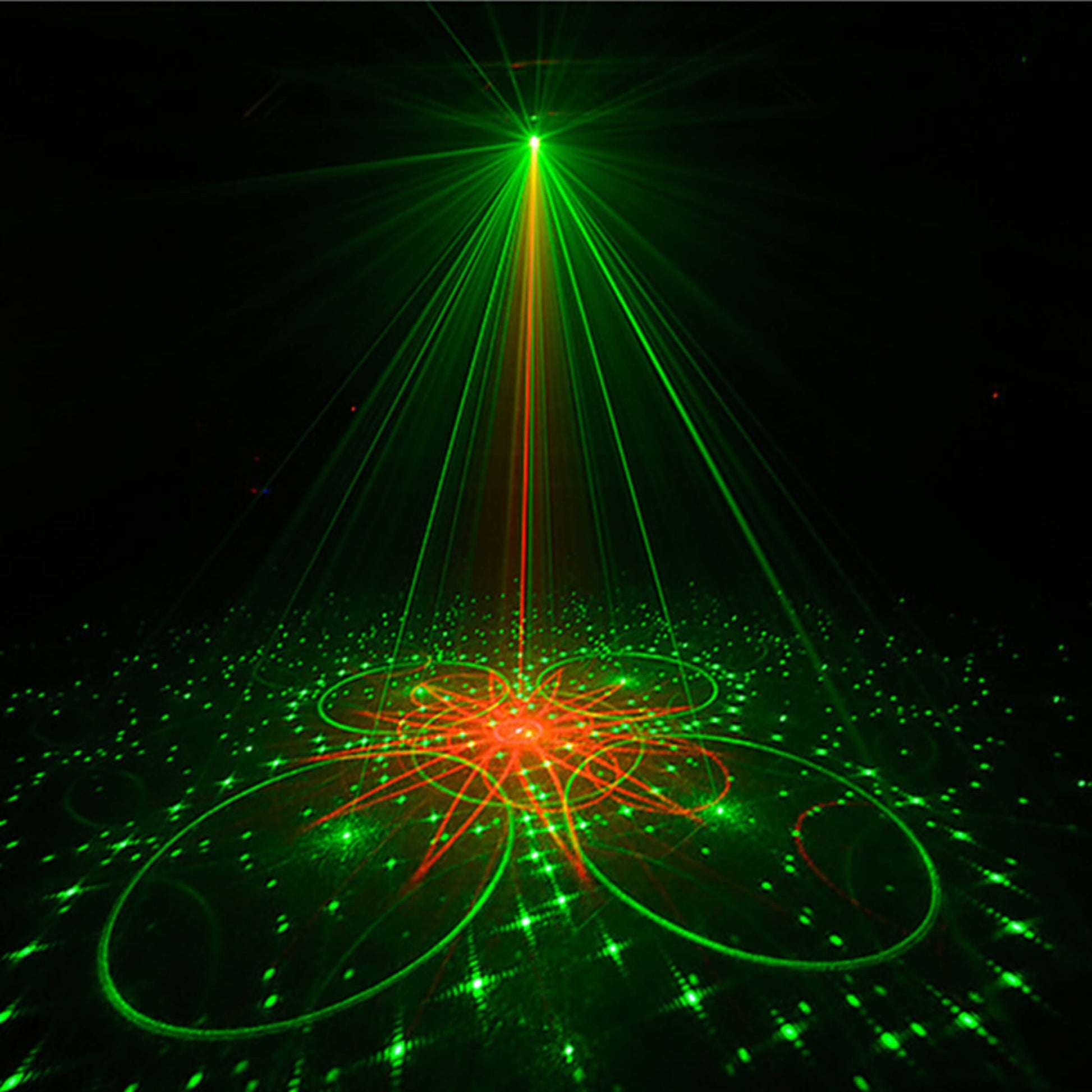 Auto mode party laser lights pattern rotation