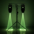 Compact moving head design with RGB laser beam effects