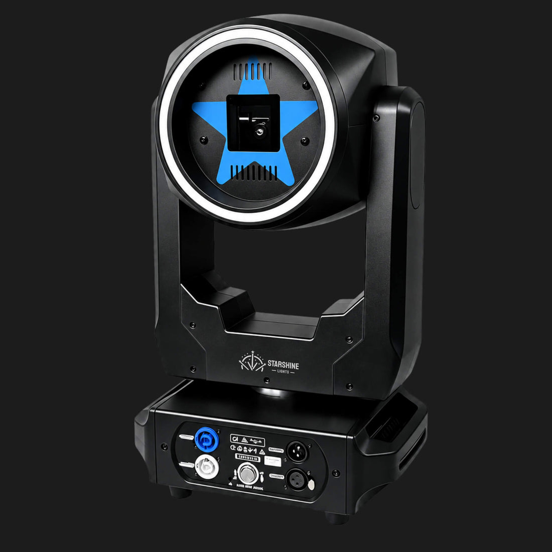 MT8 dual-face RGB moving head laser light with front and rear beams