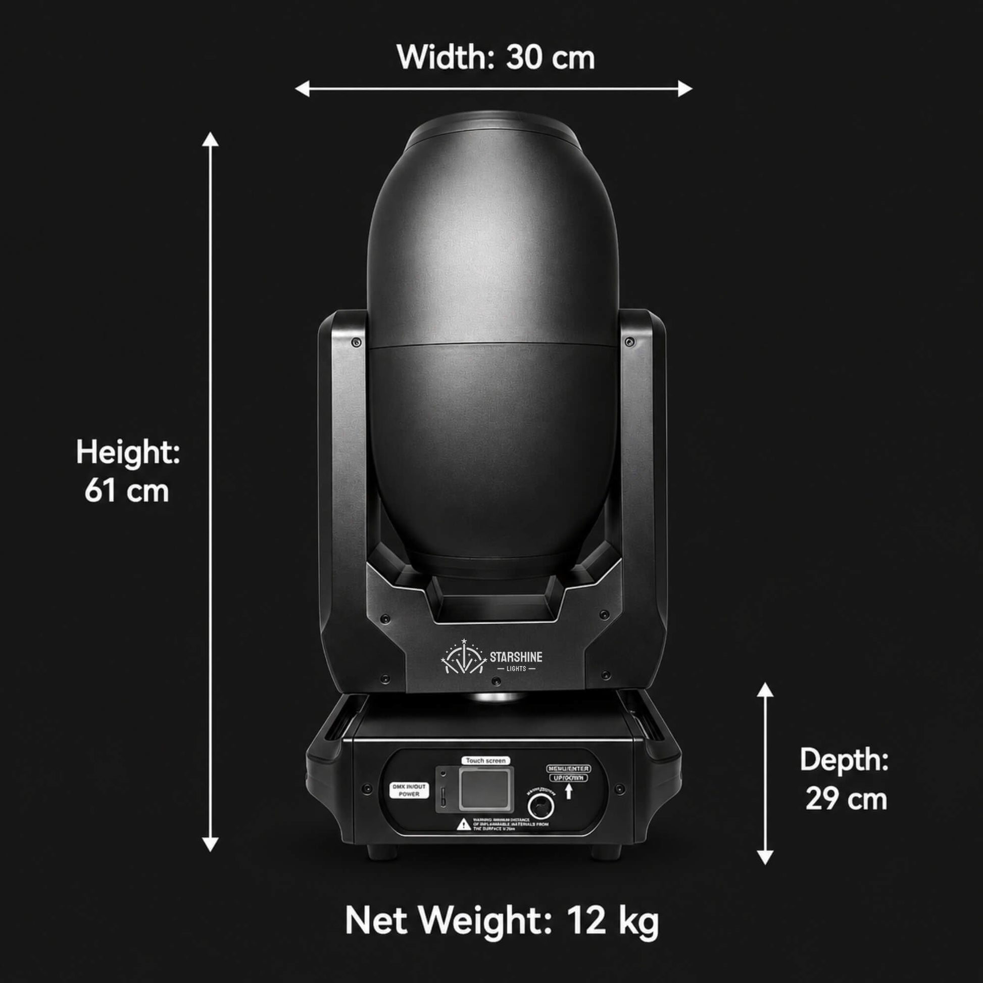MT8 moving head laser light with DMX512 and ILDA control