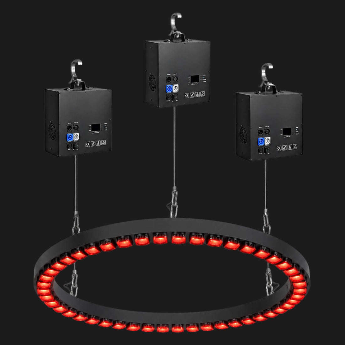 N7 RGBW ring light individual optical modules