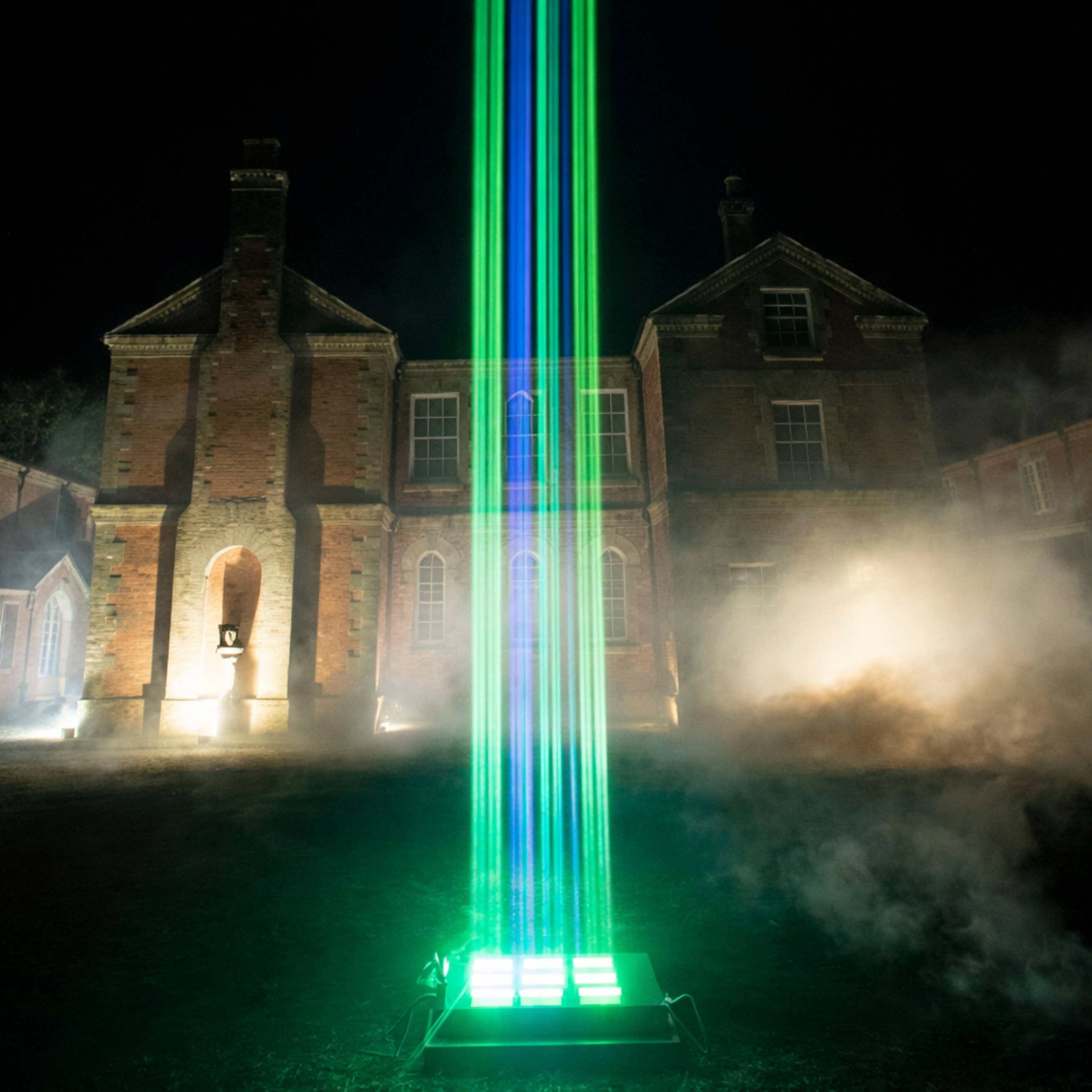 O114 DMX Landmark Laser Light 114W for Outdoor Sky Beam Use