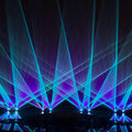 O6 DMX and ILDA outdoor laser projector connection