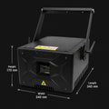 Outdoor laser projector for cultural tourism project