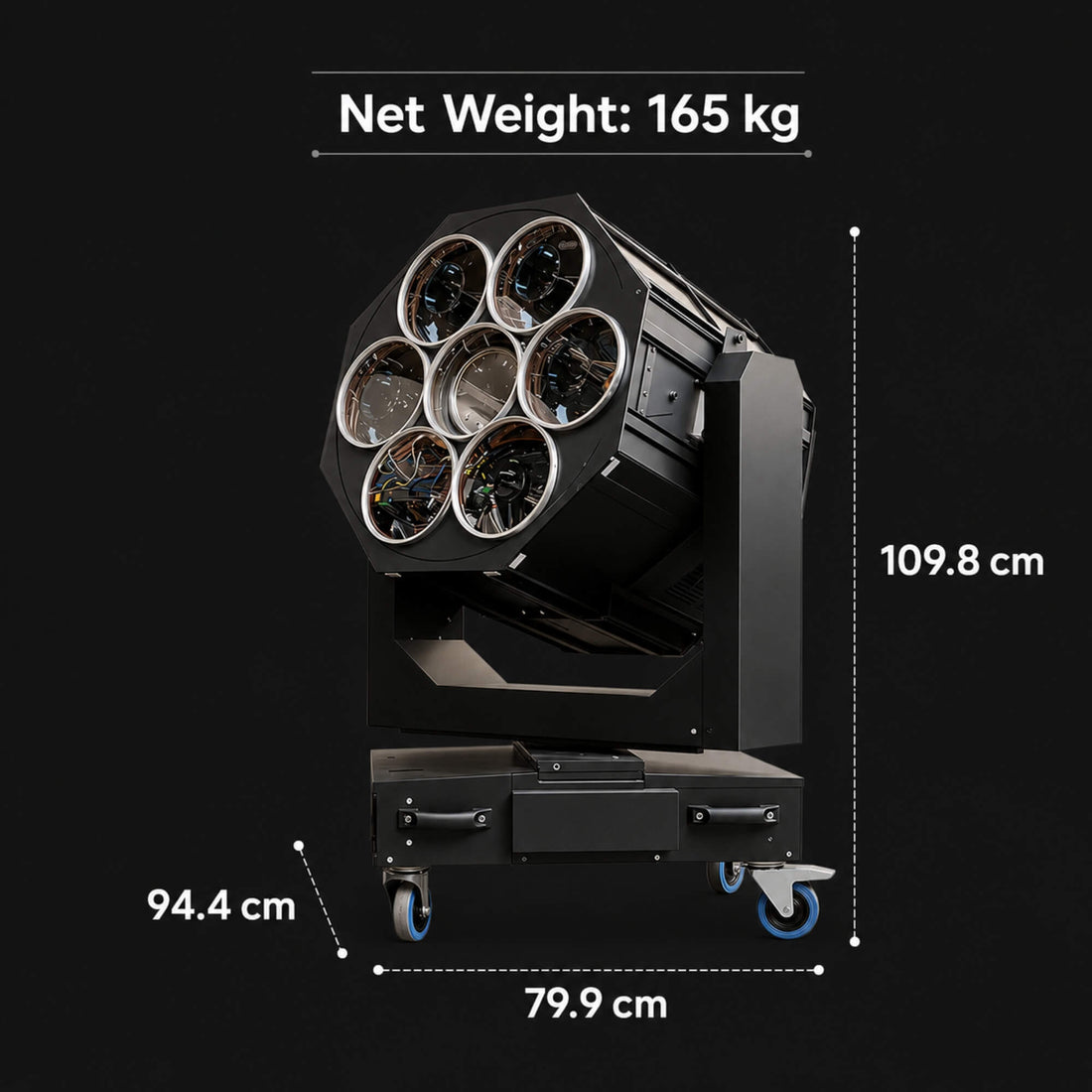 O78 Sky Laser Light Show Projector with IP65 outdoor housing and 5 km sky beam