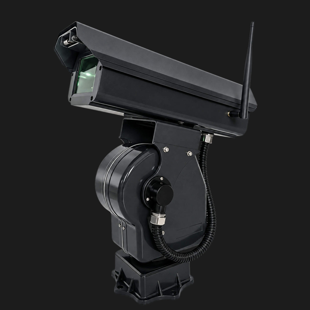 OB2 motorized laser bird repeller side view
