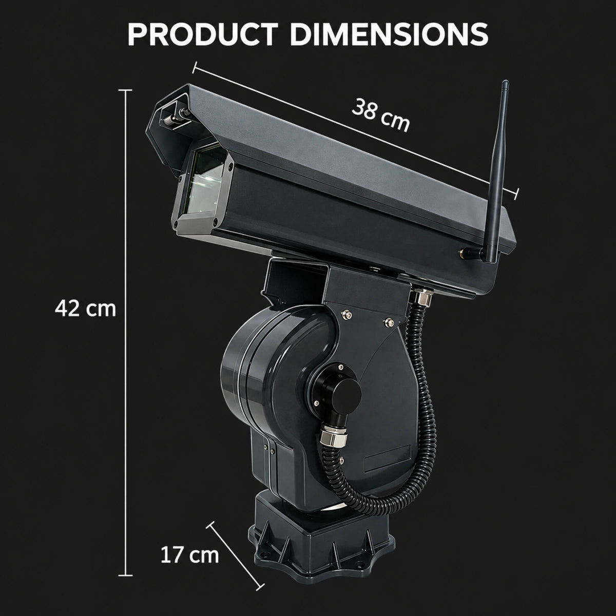 OB2 outdoor bird deterrent aluminum housing