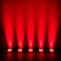 Portable stage lights with adjustable brackets