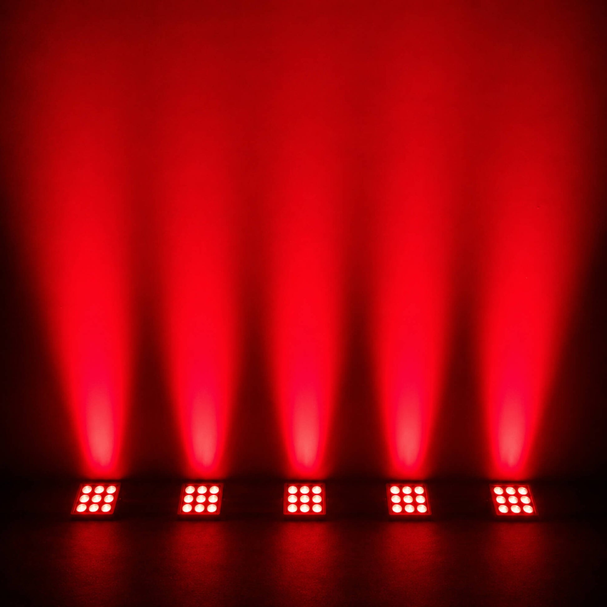 Portable stage lights with adjustable brackets
