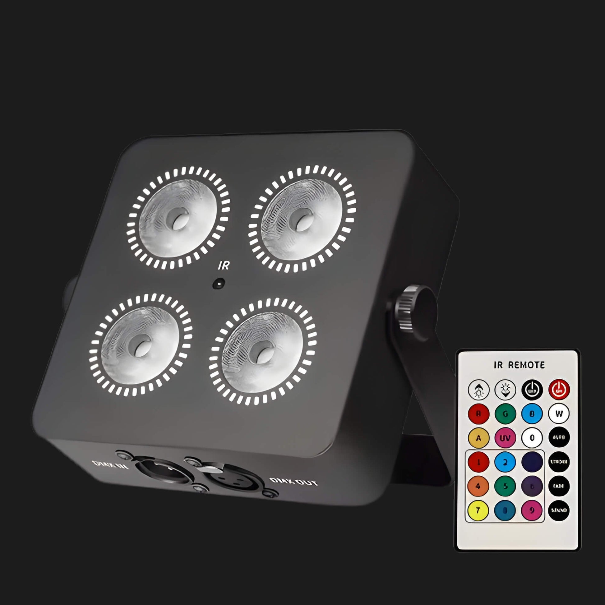 P7 wireless LED par light side view
