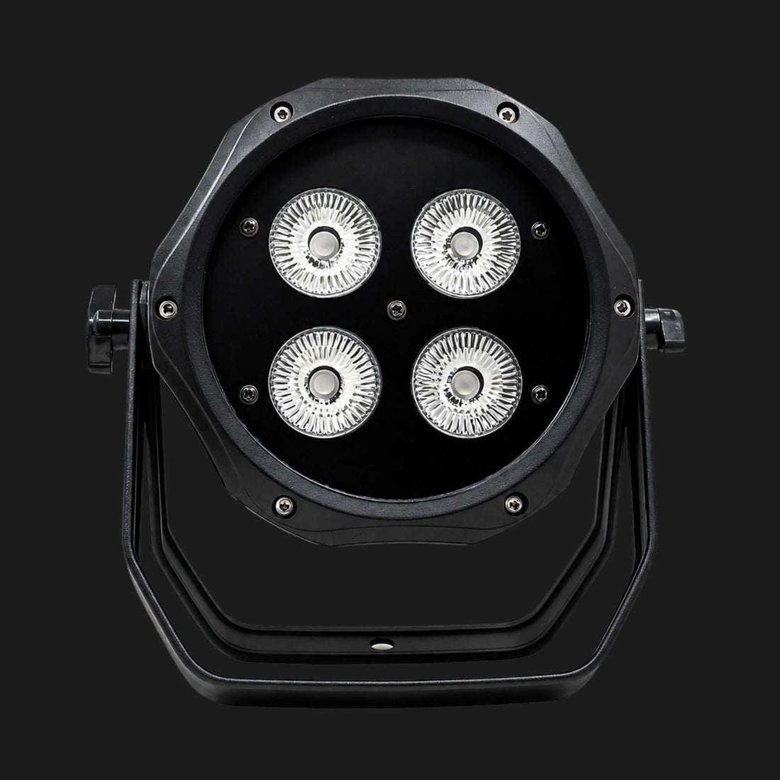 P8 80W RGBWA UV LED par light front view