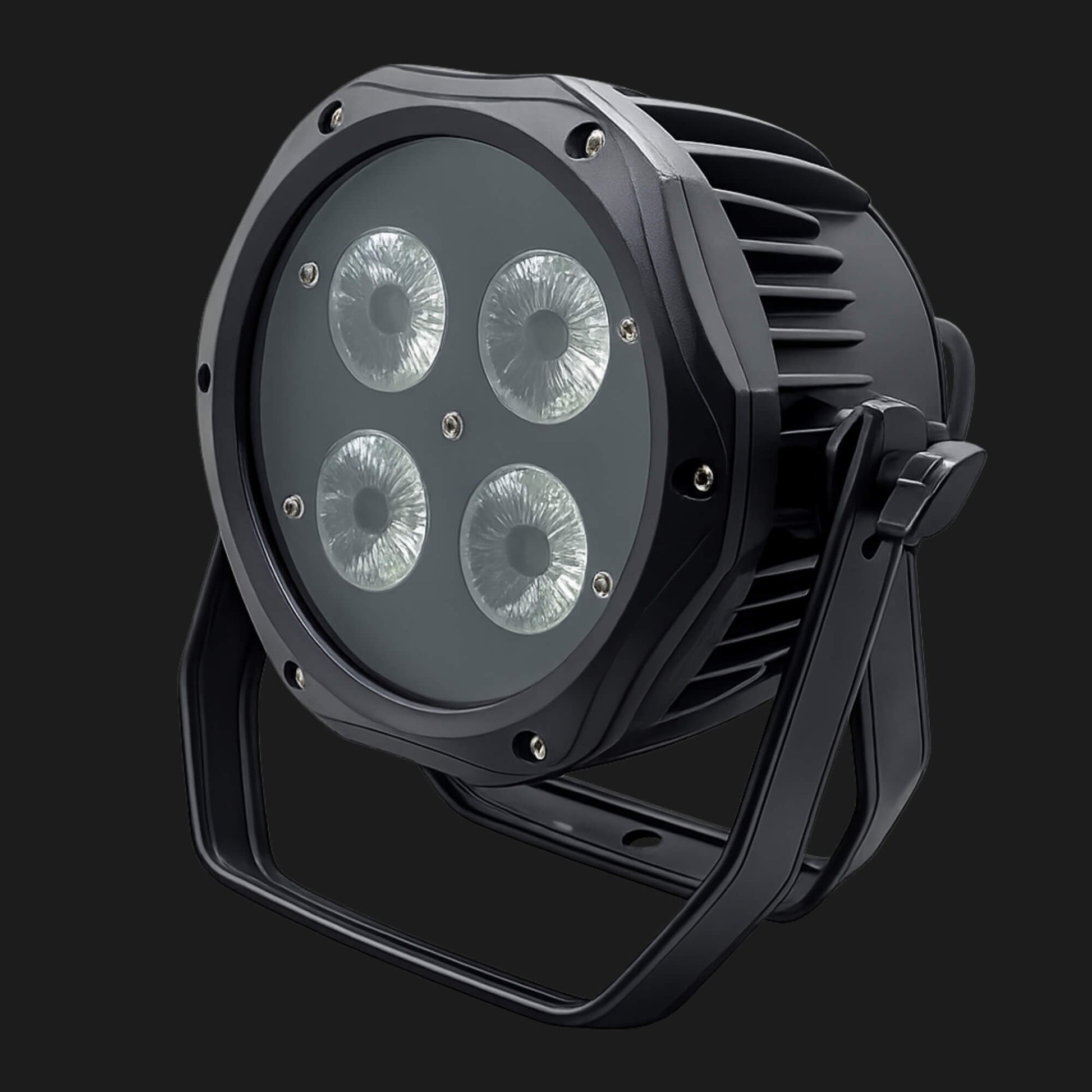 P8 LED par light angled product view