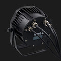 RGBWA UV LED par can light side profile