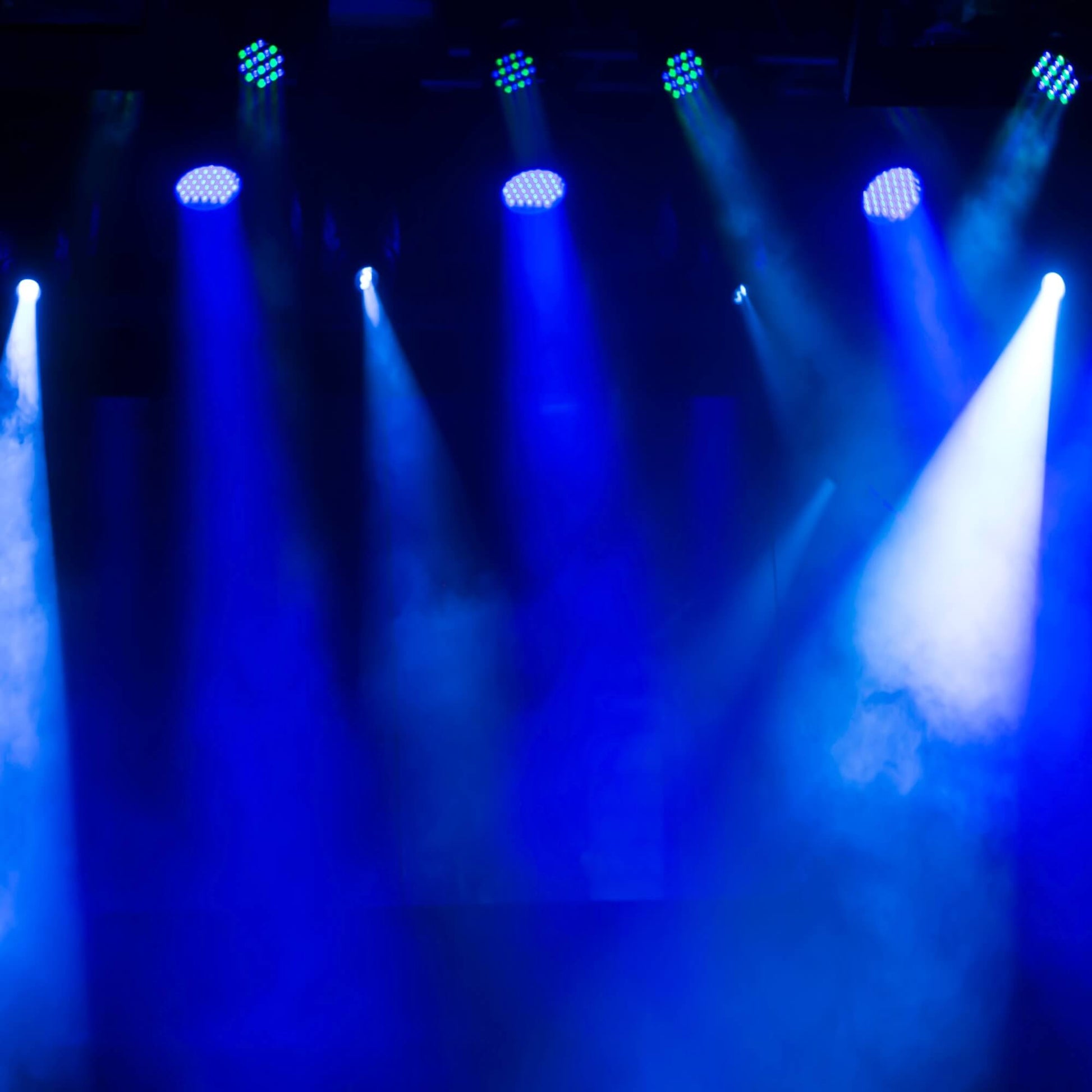 Professional stage lights for outdoor events