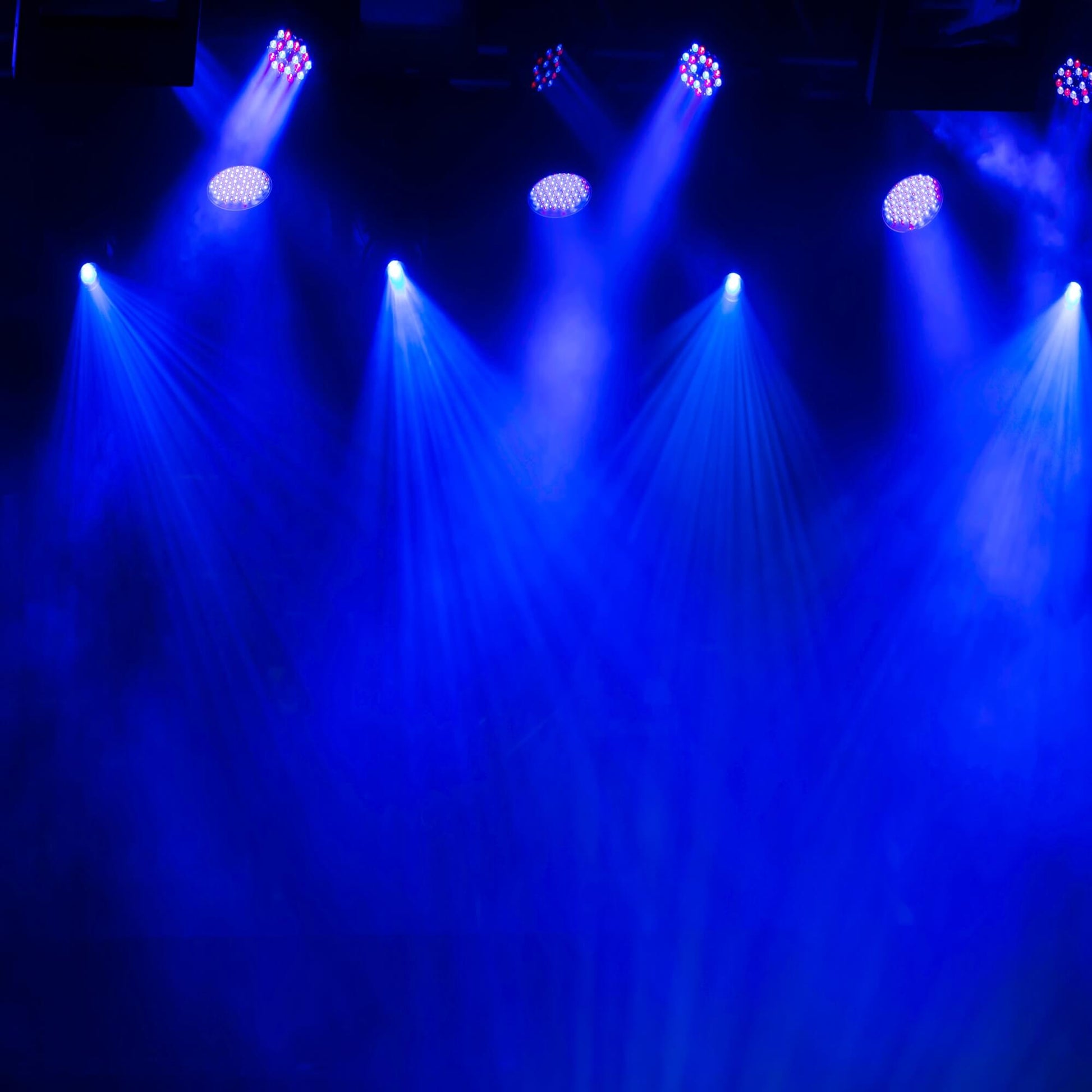 Waterproof par can light with DMX cables