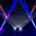 IP54 sealed laser projector for event lighting