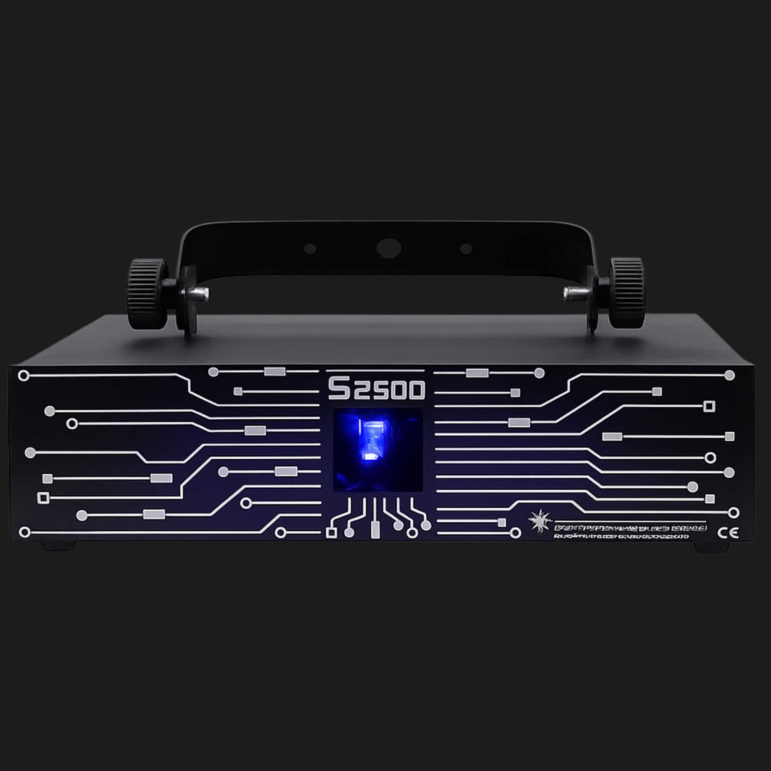 S2500 2.5W RGB DJ laser light front view