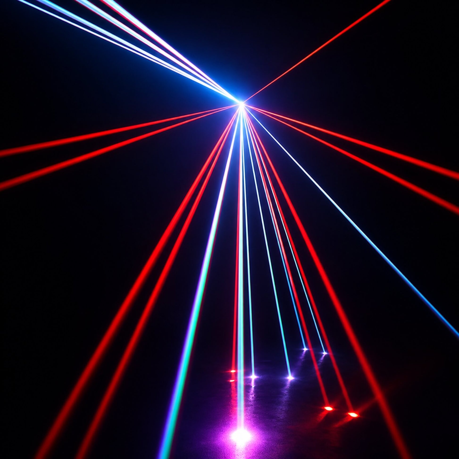 Stage laser lights with animation effects