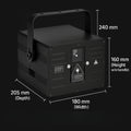 laser cube mobile dj lighting
