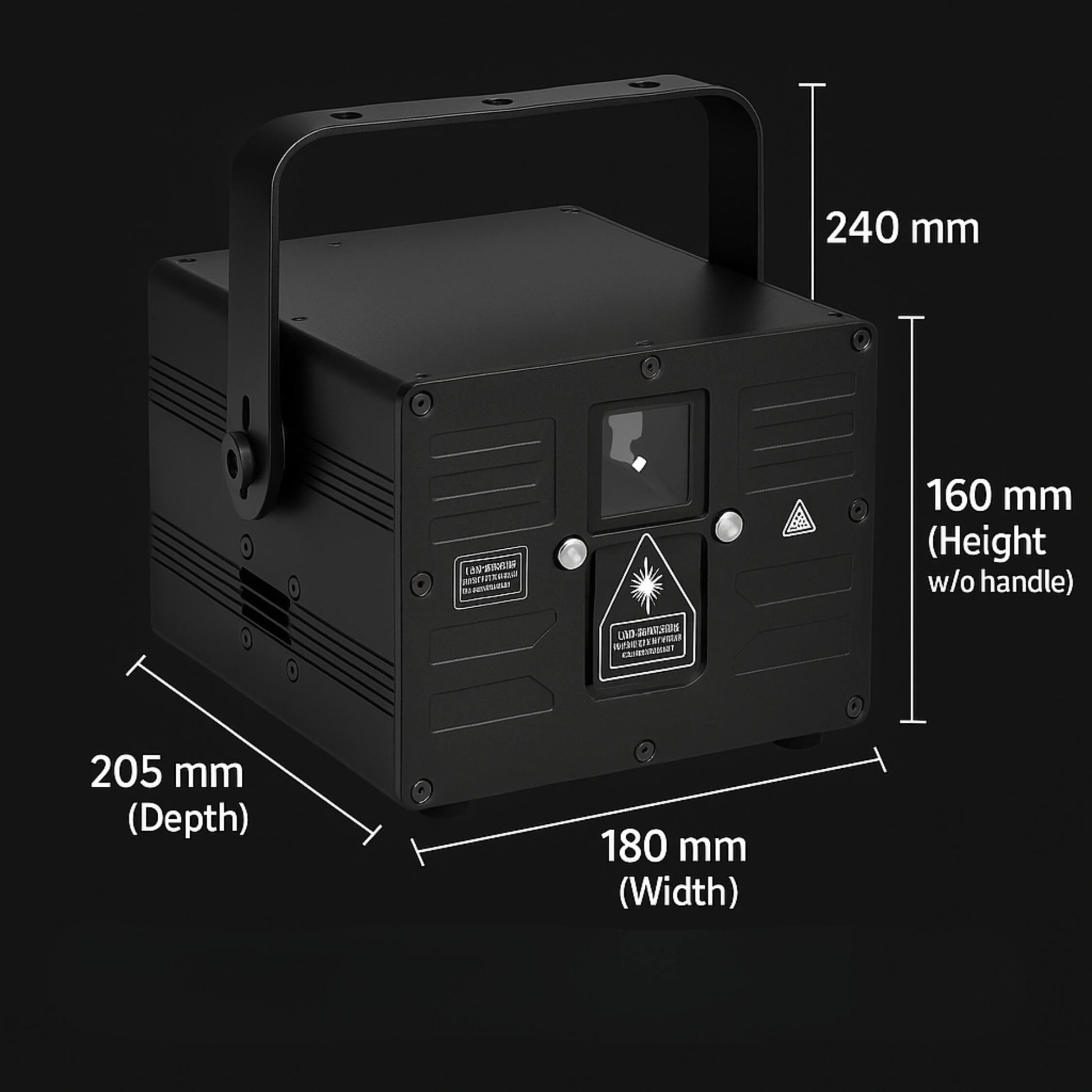 laser cube mobile dj lighting