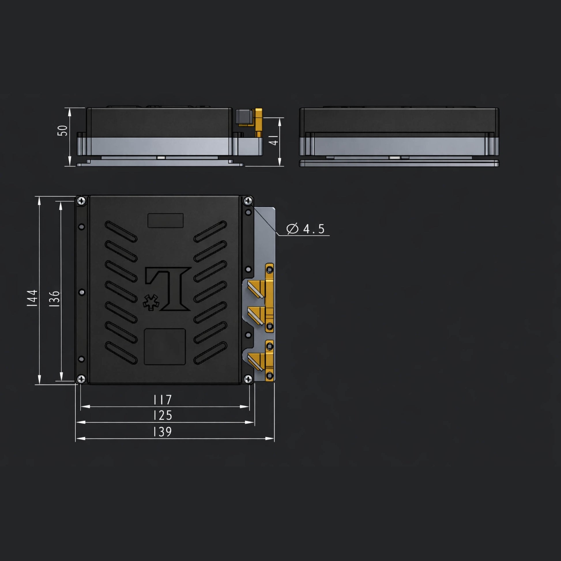SM10 spot size at 10m distance 16×20mm