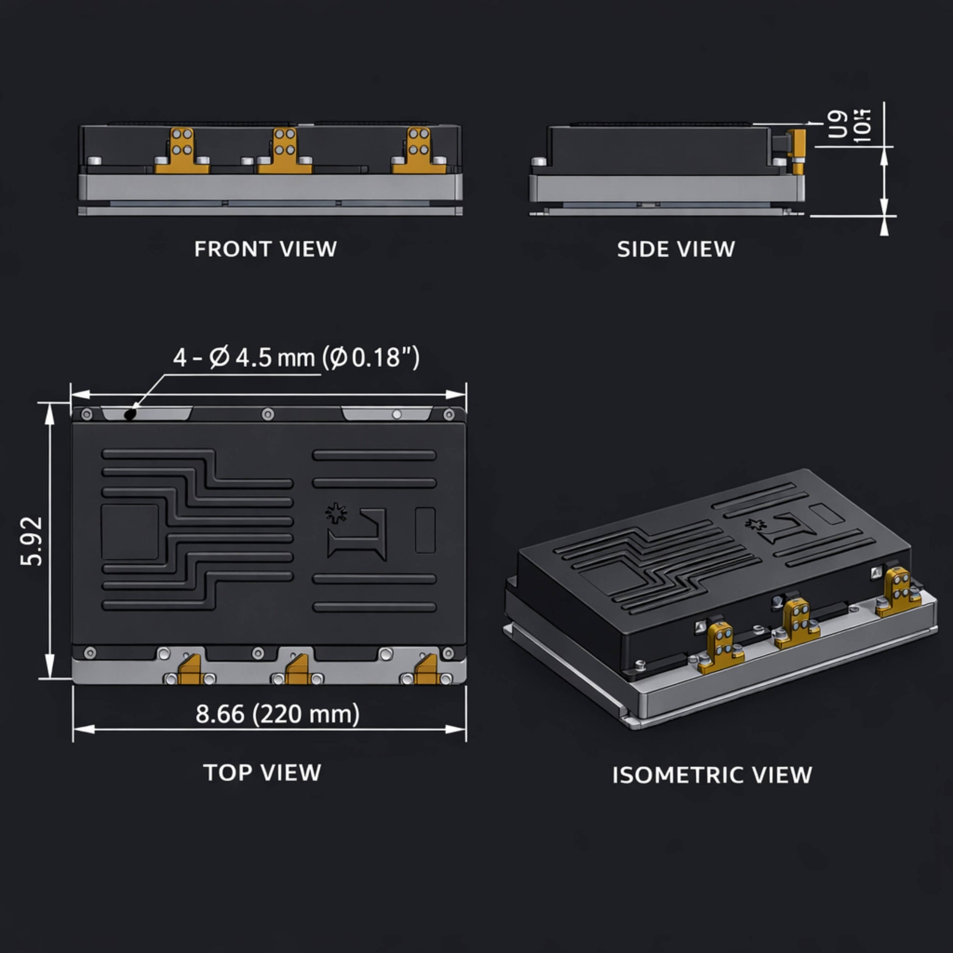 SM20 laser module heat sink housing fit