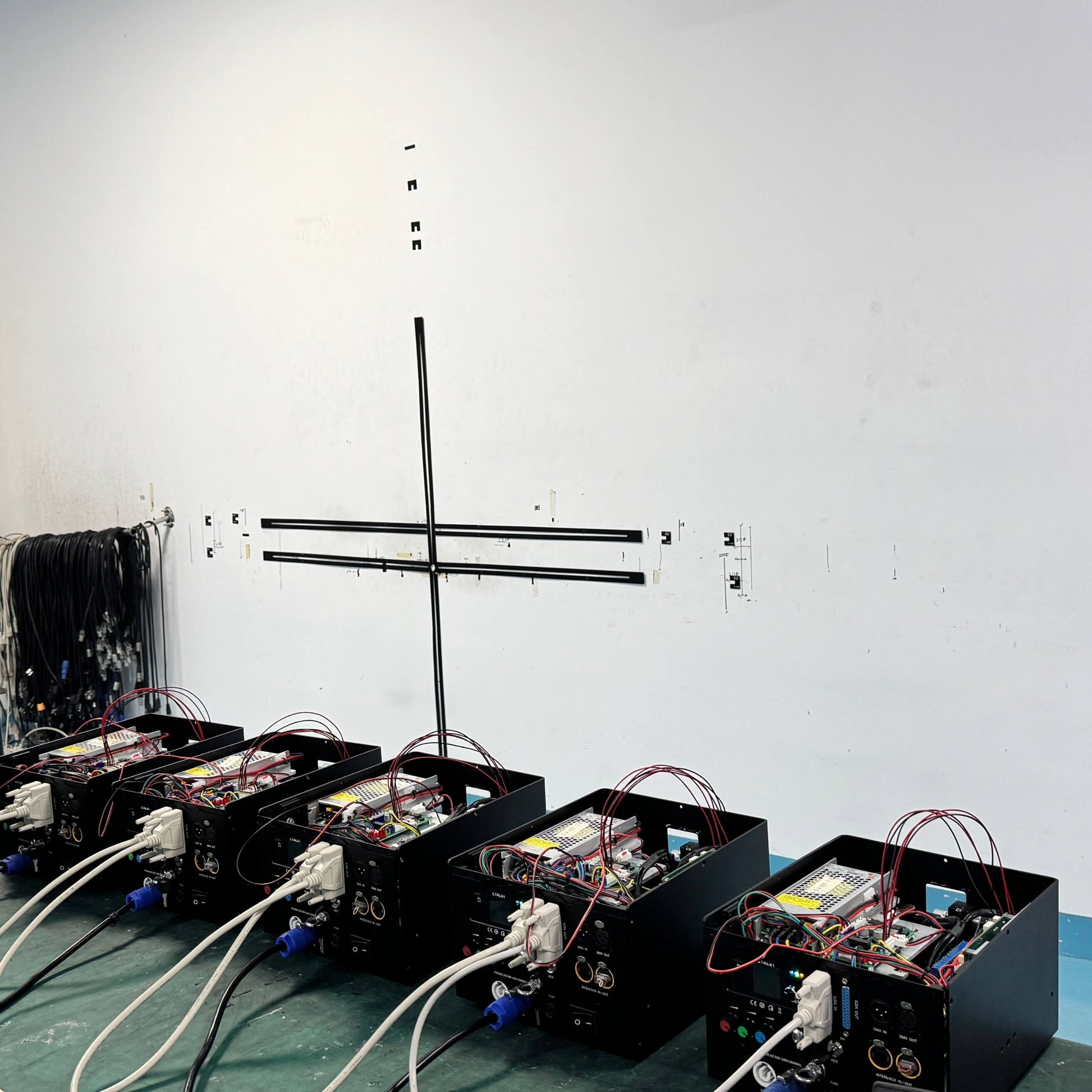 SM30 spot size at 10m 20x20mm long-throw reference