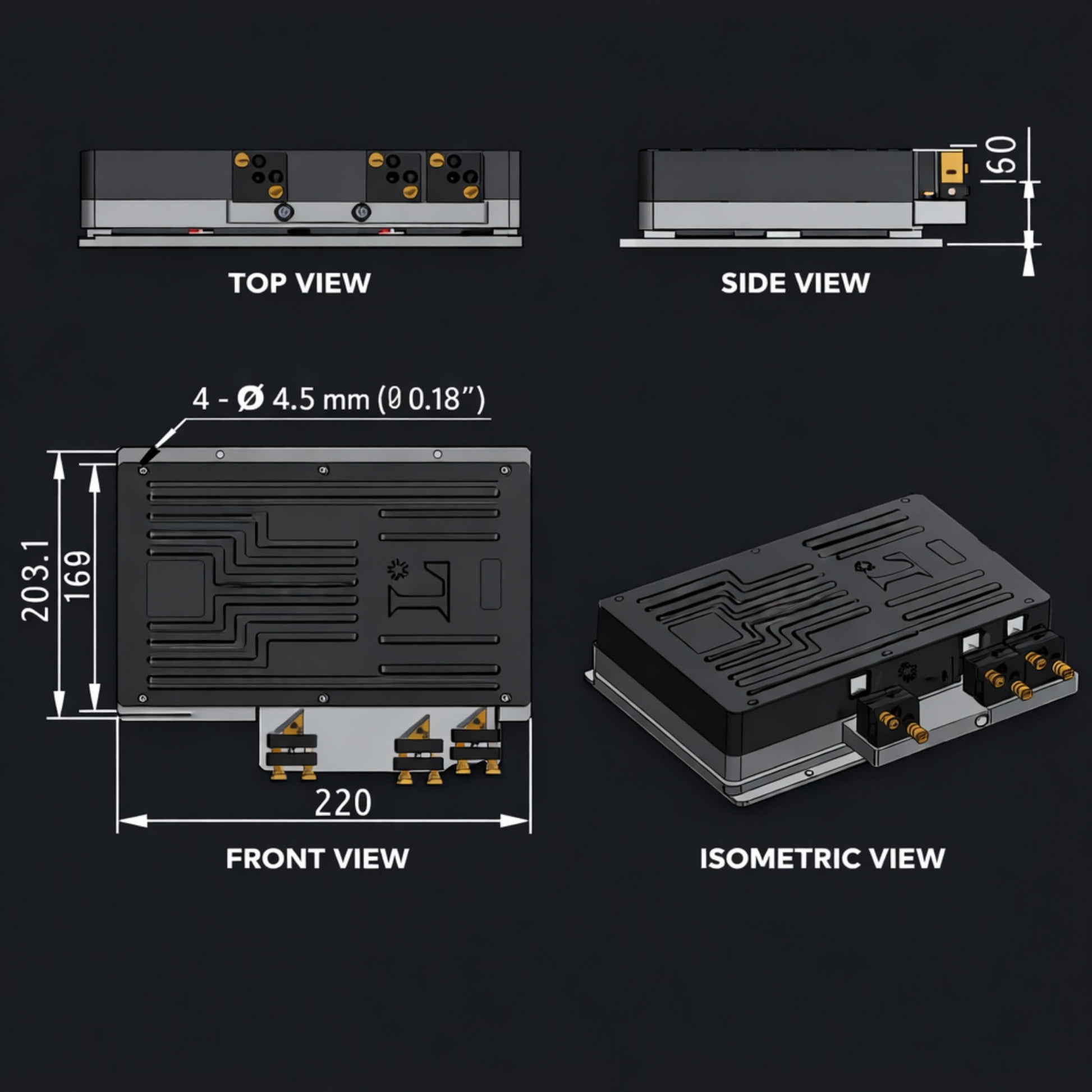 SM30 RGB wavelengths 638 520 445nm specification graphic