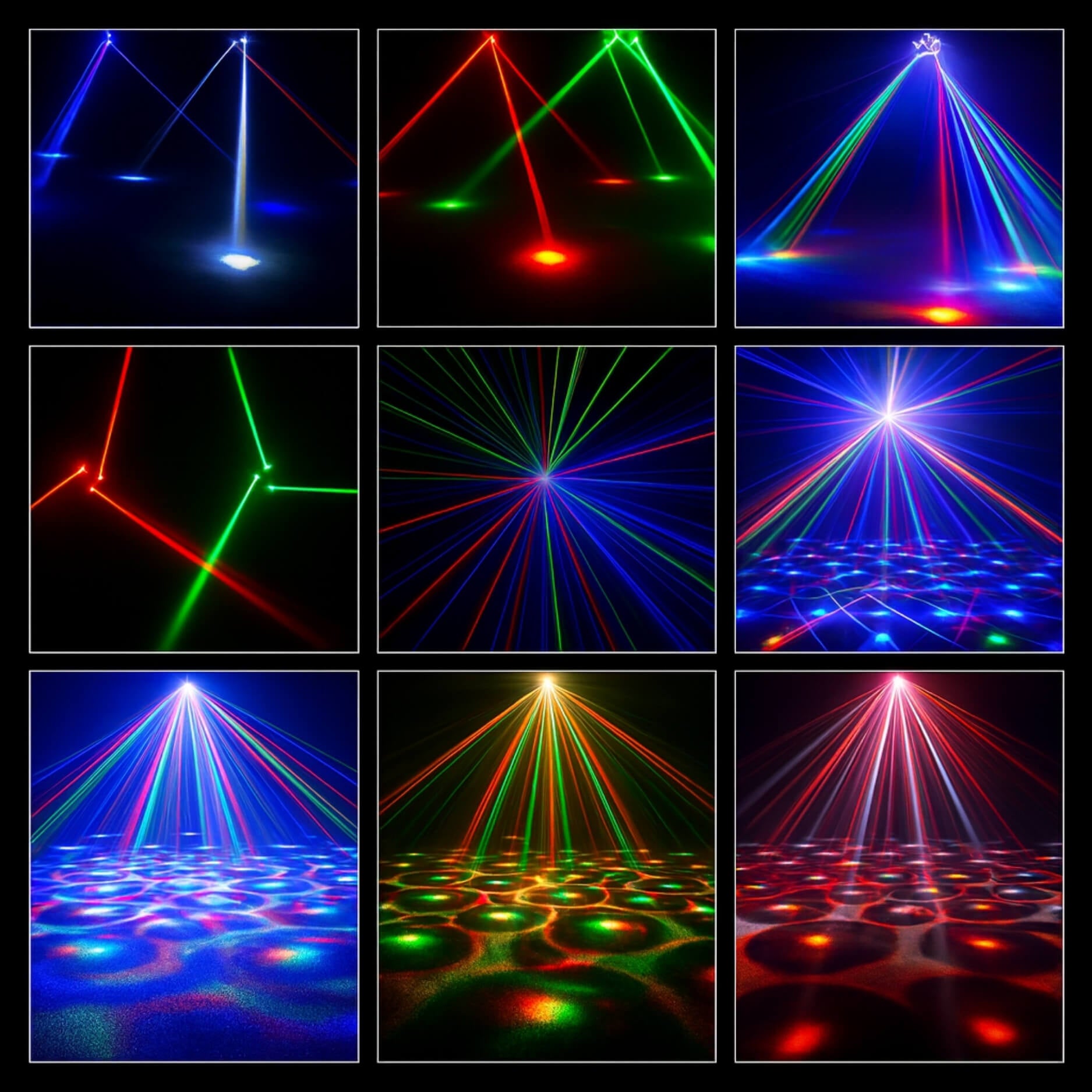 x10 disco lights for party club event