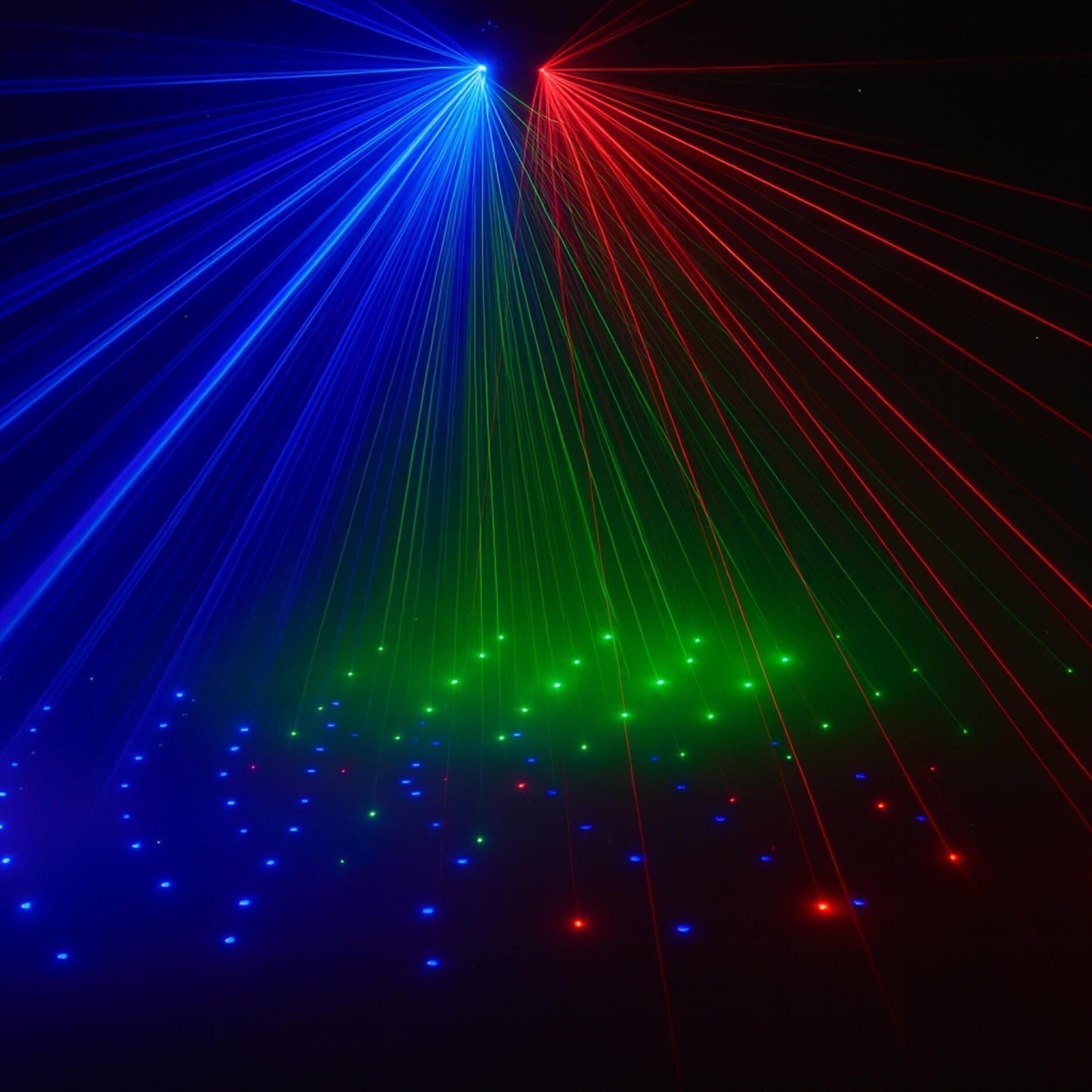 x10 dmx512 laser light rear ports
