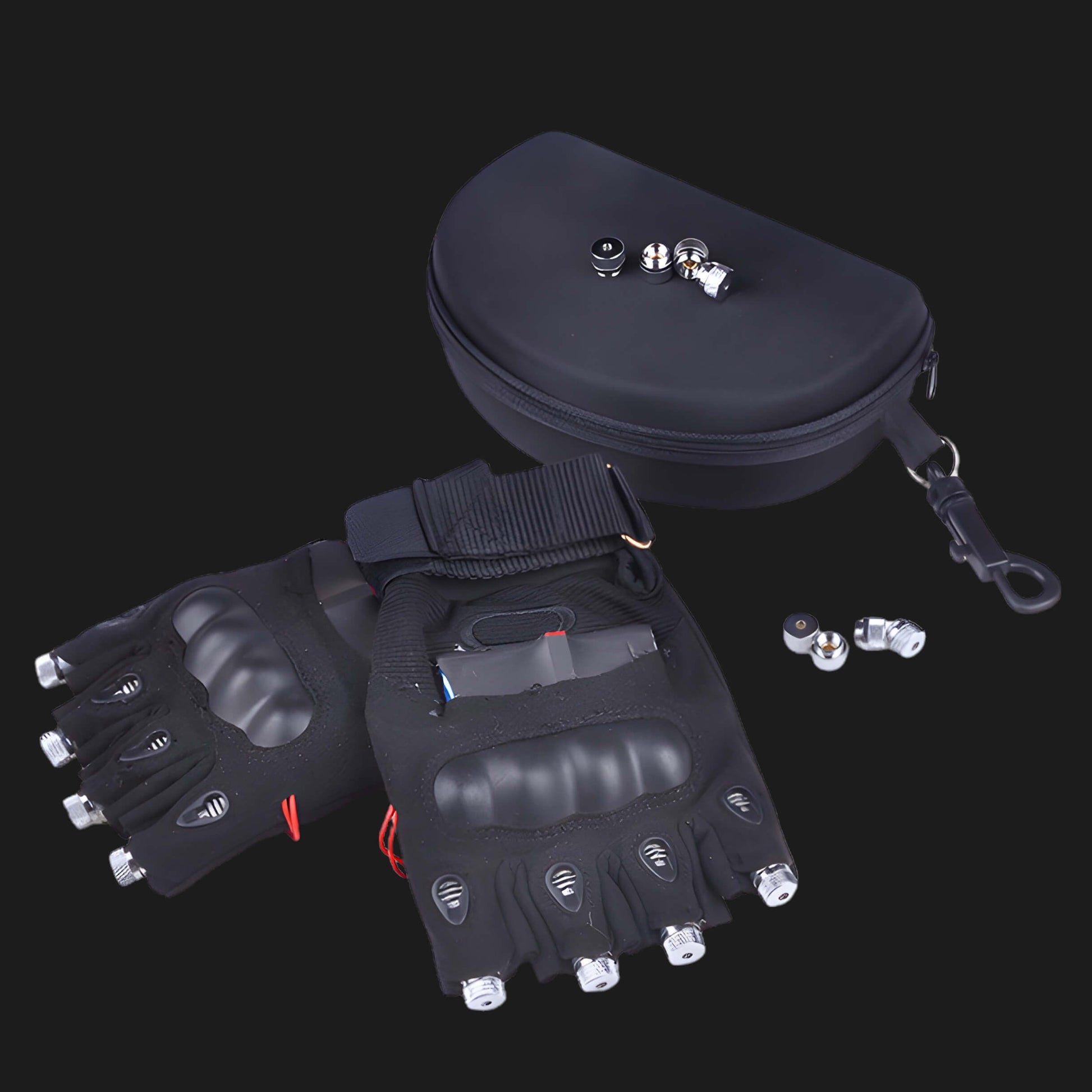 X11 laser gloves for DJ dance building clean grid beams