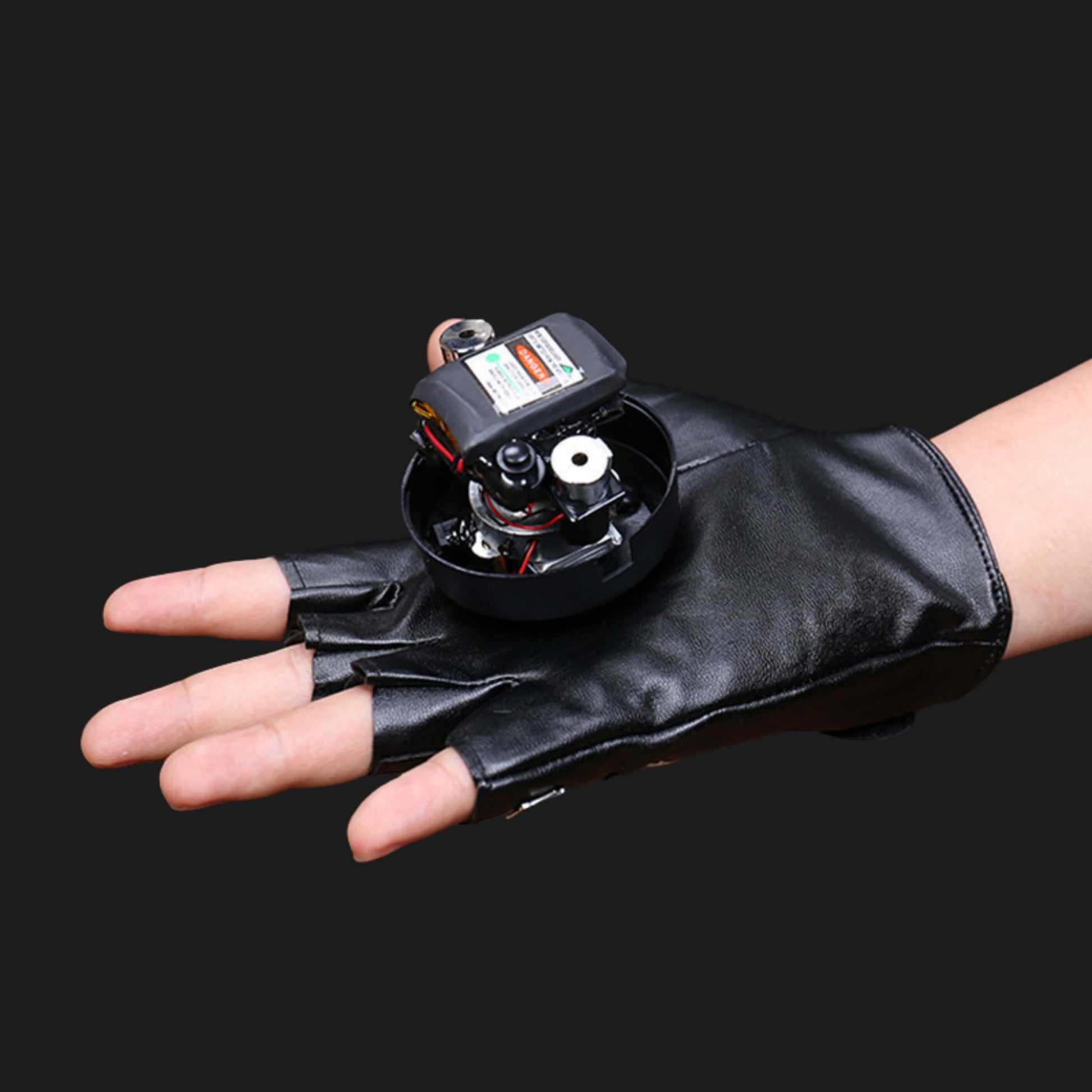 One-size unisex X12 laser gloves with elastic band fit