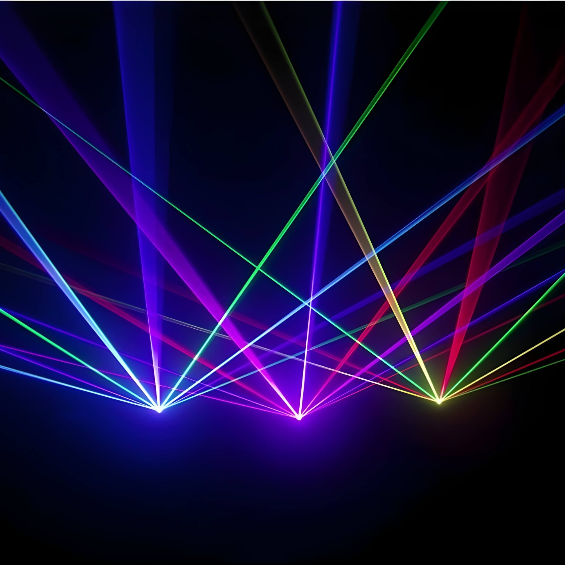 sound active mode laser party lights in action