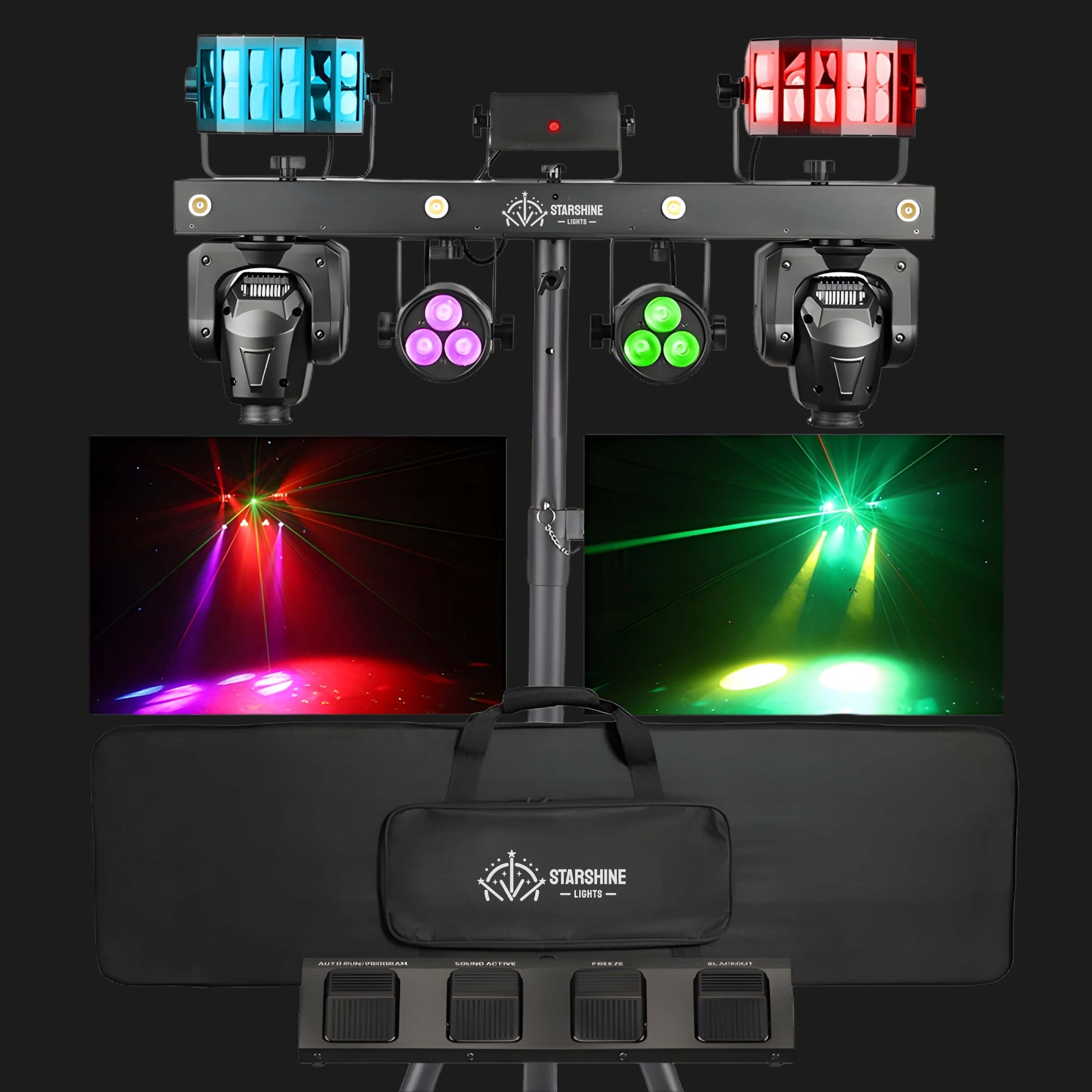 Close-up of X15 moving head light on gigbar move ils system