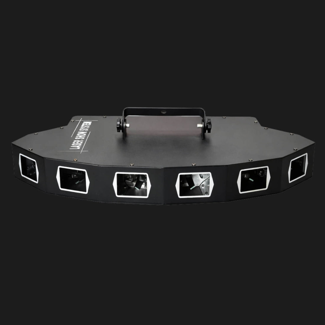 X19 6-head full-color dj laser light front view
