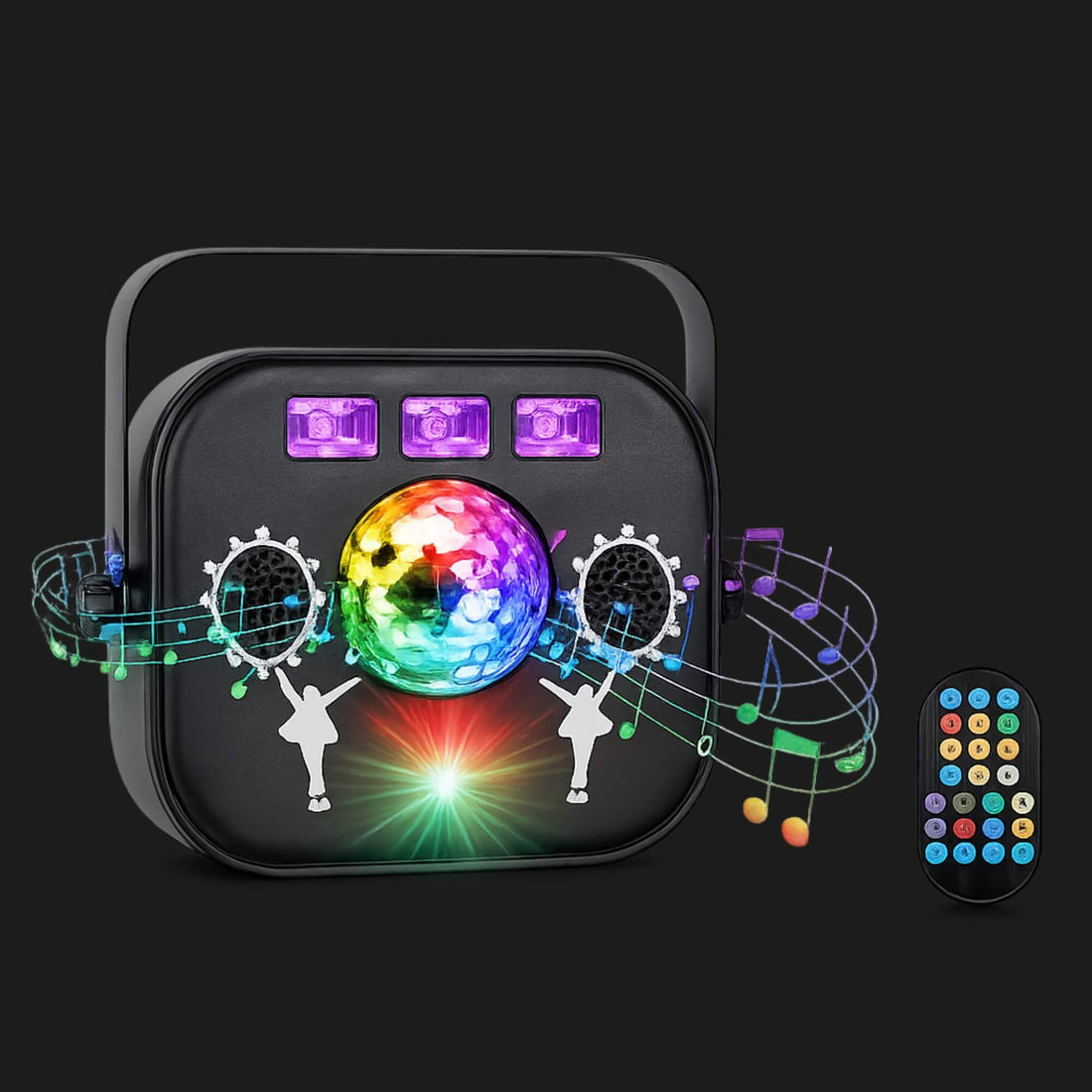 X22 5-in-1 DJ stage lights with disco ball and speaker