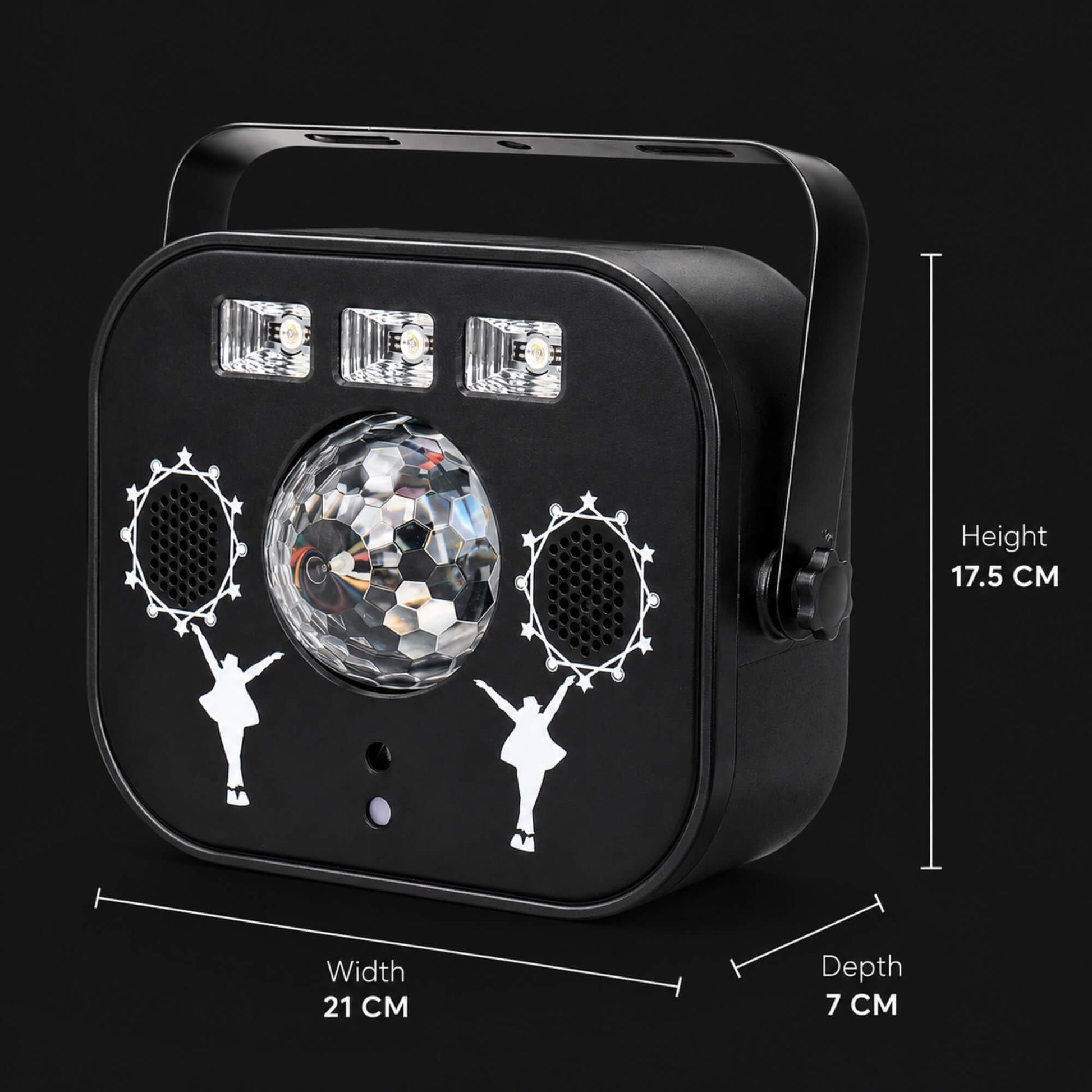 X22 stage lighting fixture with Bluetooth speaker