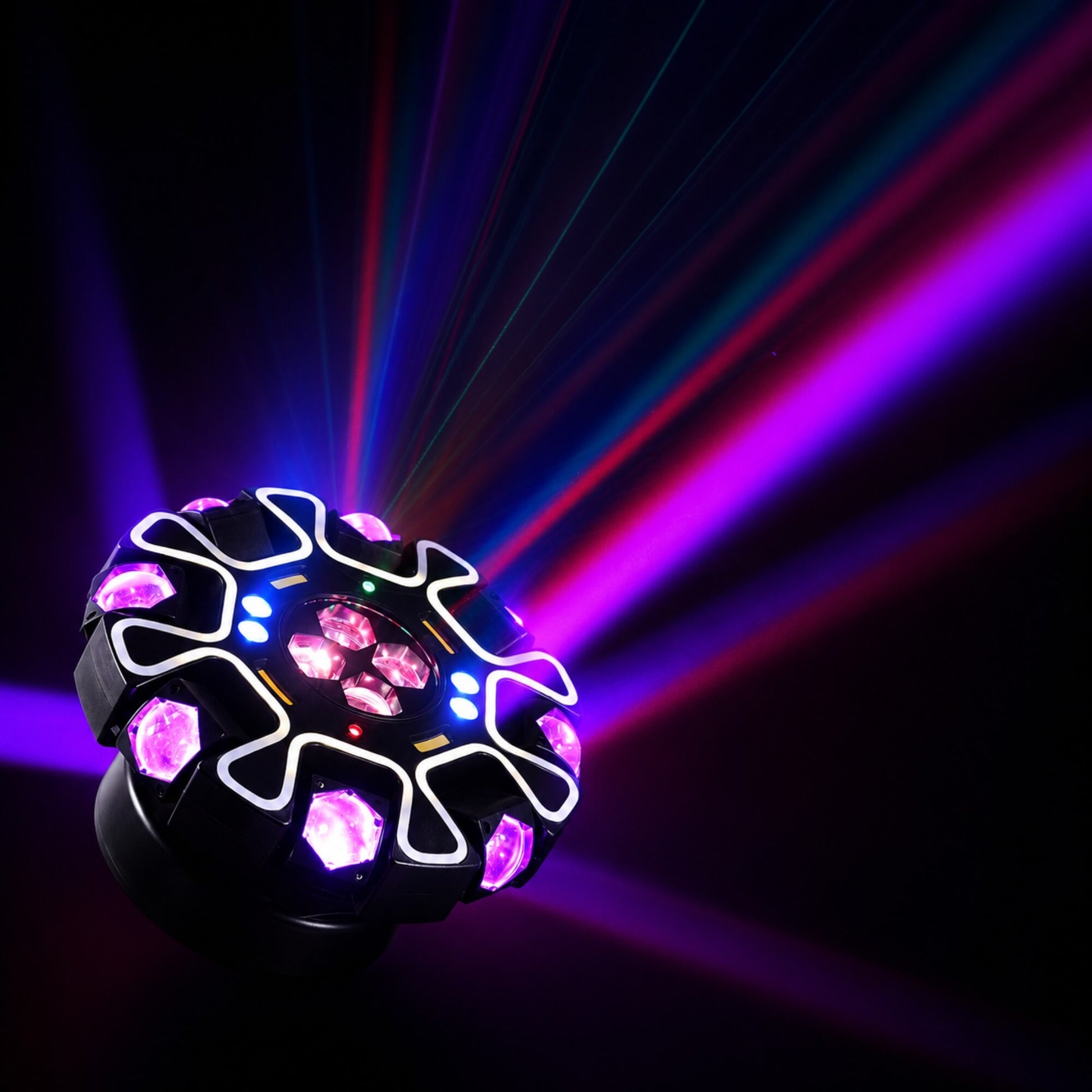 Unlit X23 bee eye stage light with lens array