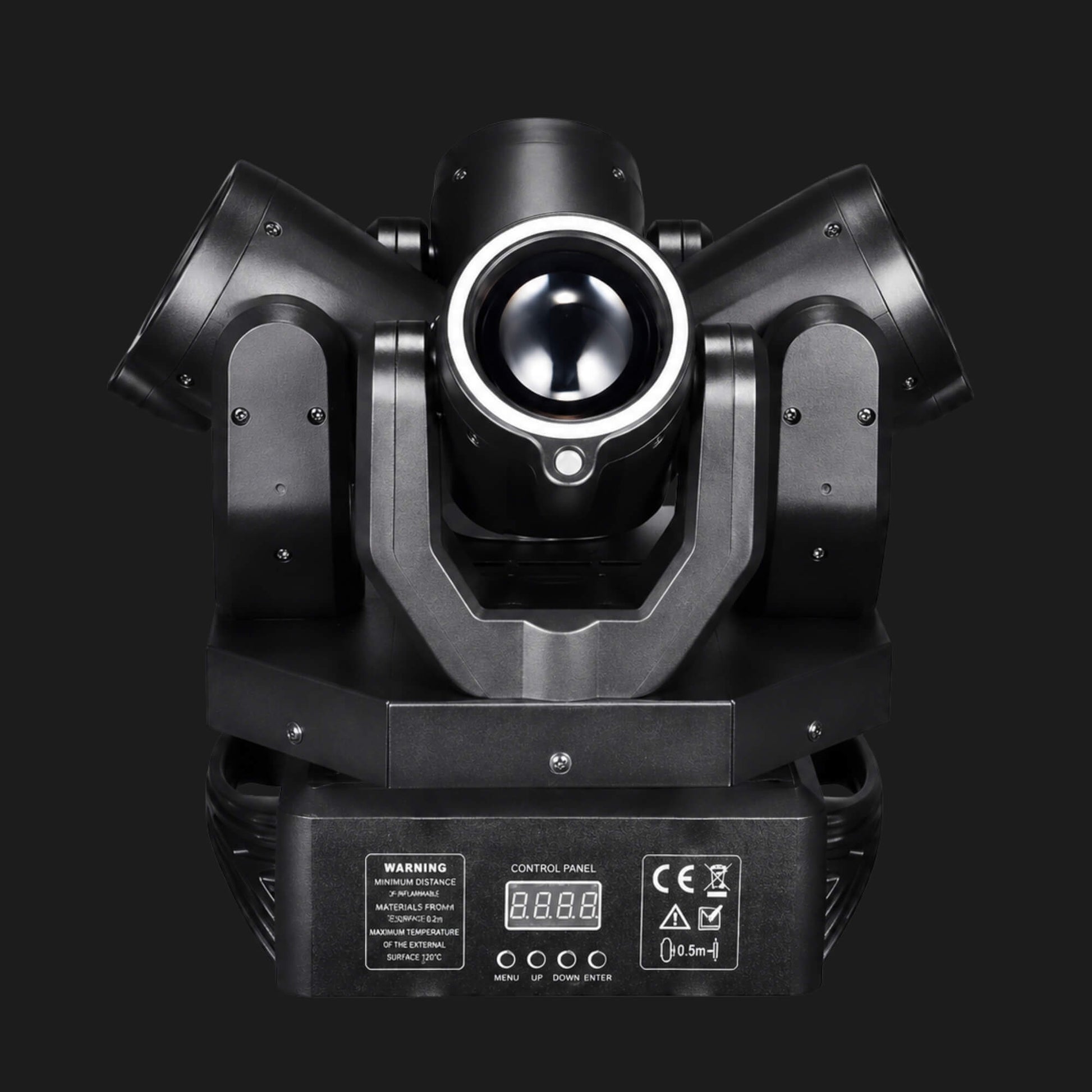 RGBW moving head lights with lasers
