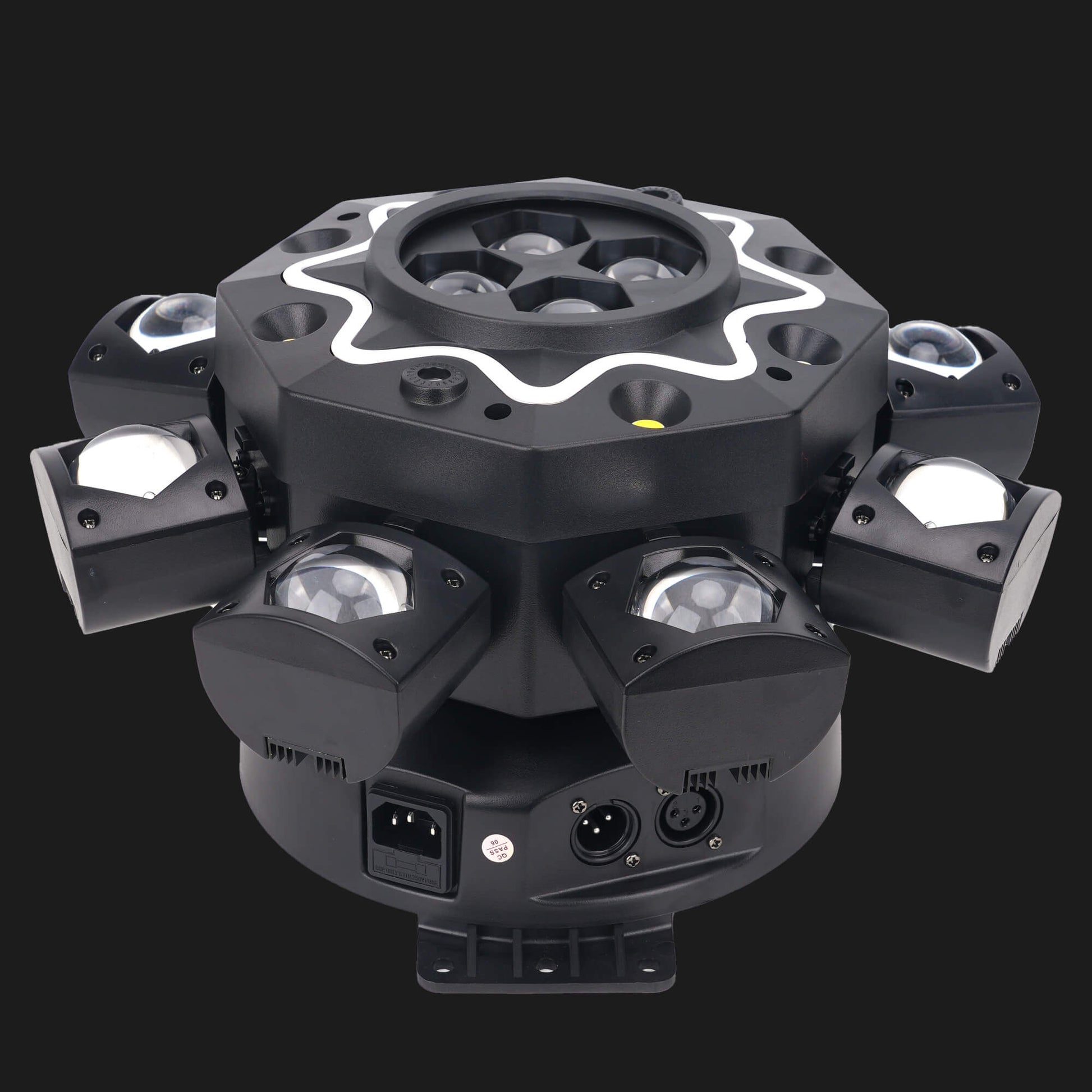 Motorized disco lights for party stages