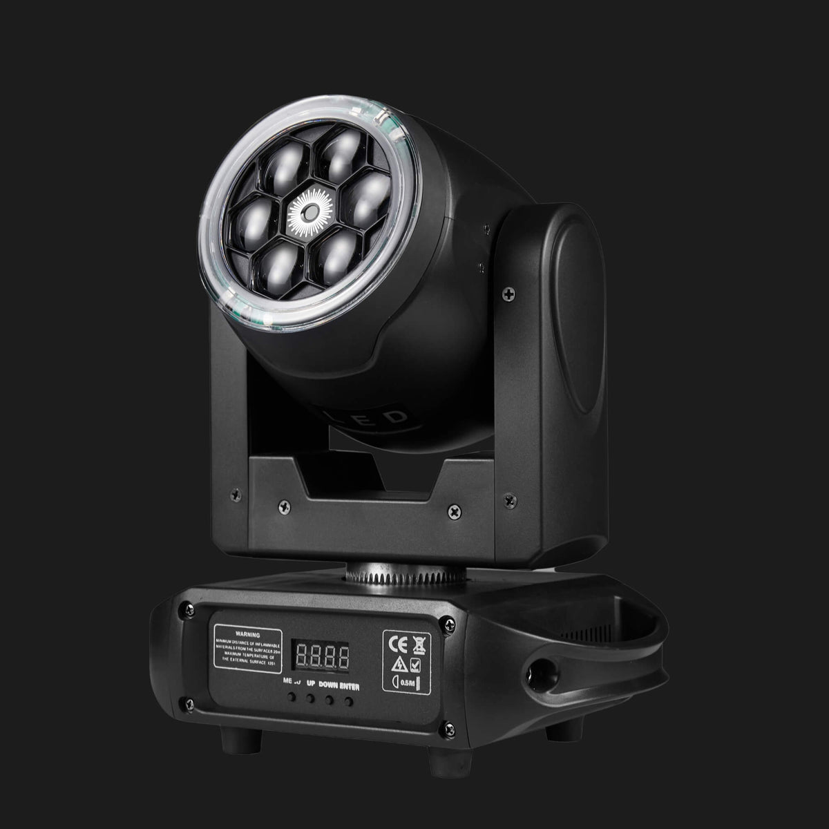 X30 6-eye RGBW moving head light front view