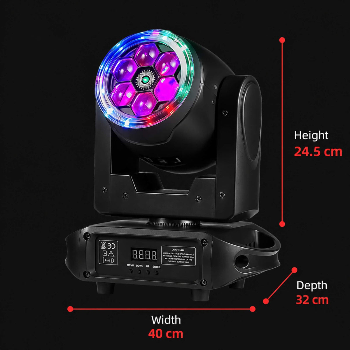 X30 270-degree tilt stage light