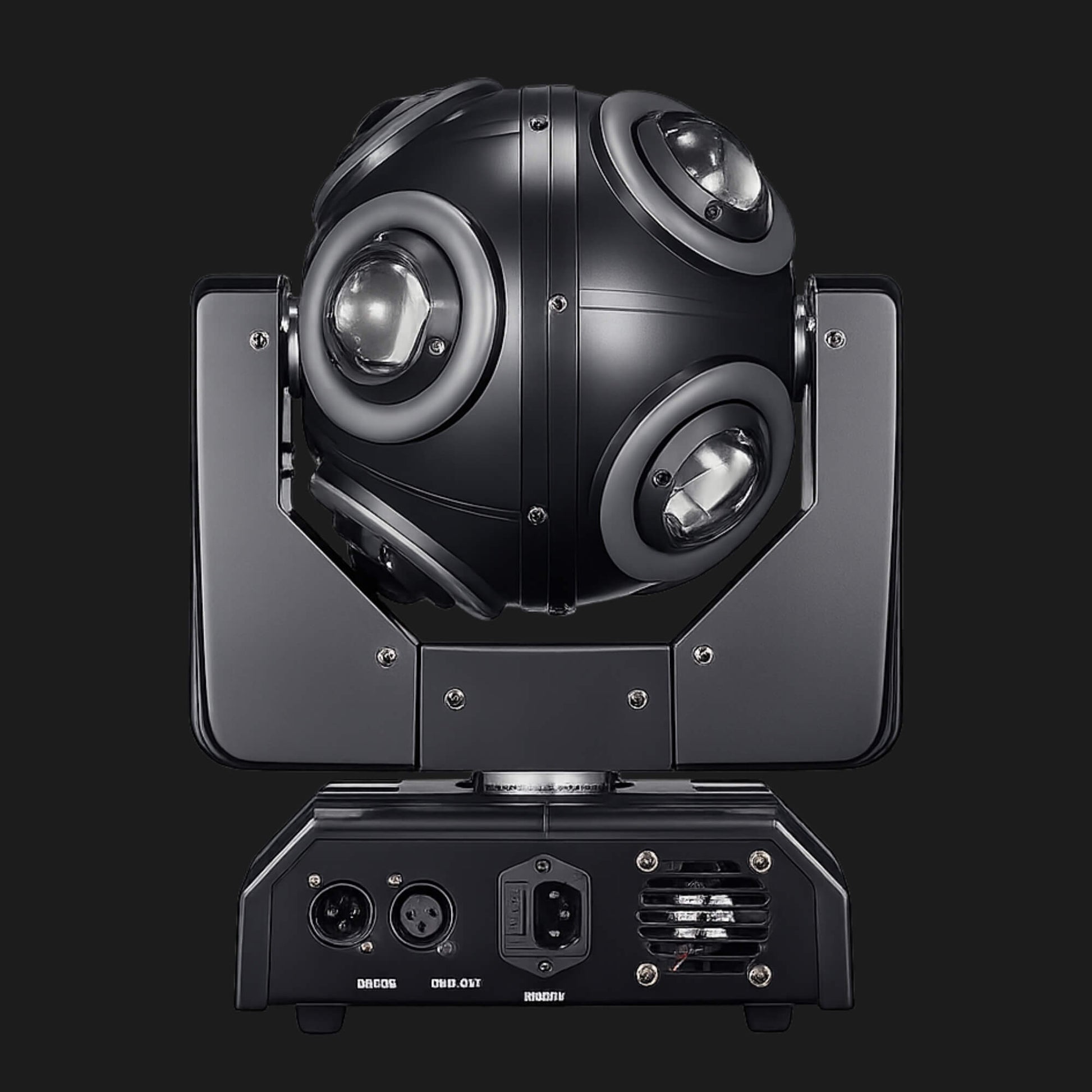 X37 RGBW moving head stage light front view
