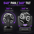 X37 DJ light for a mobile event lighting setup