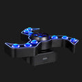 Rotating DJ lights for dance-floor events