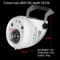 x6 laser light and strobe combo burst
