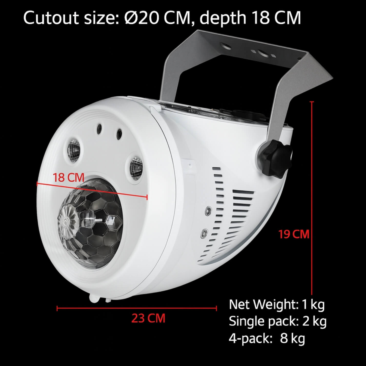 x6 laser light and strobe combo burst