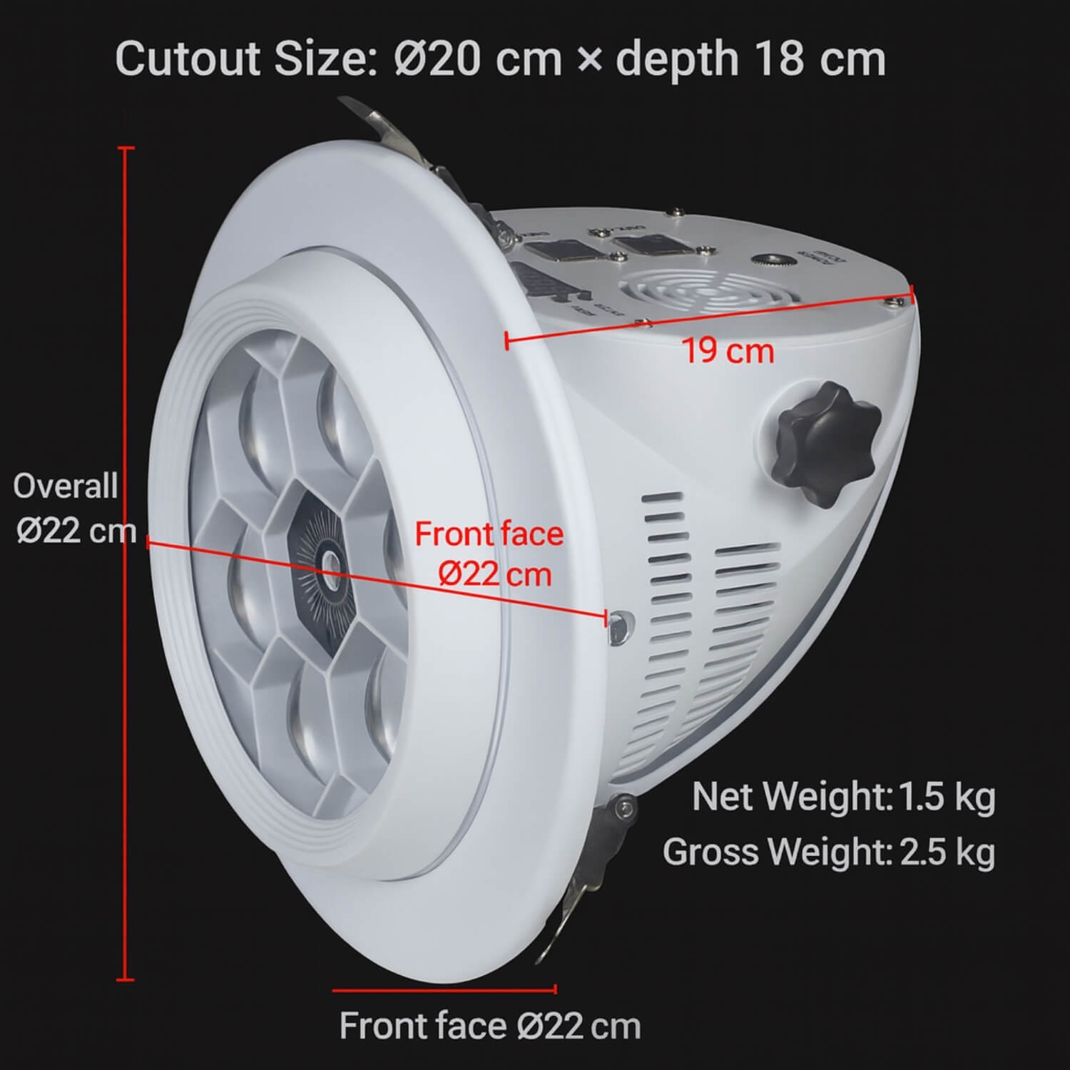 X7 disco lights fan-shaped beam effect on stage