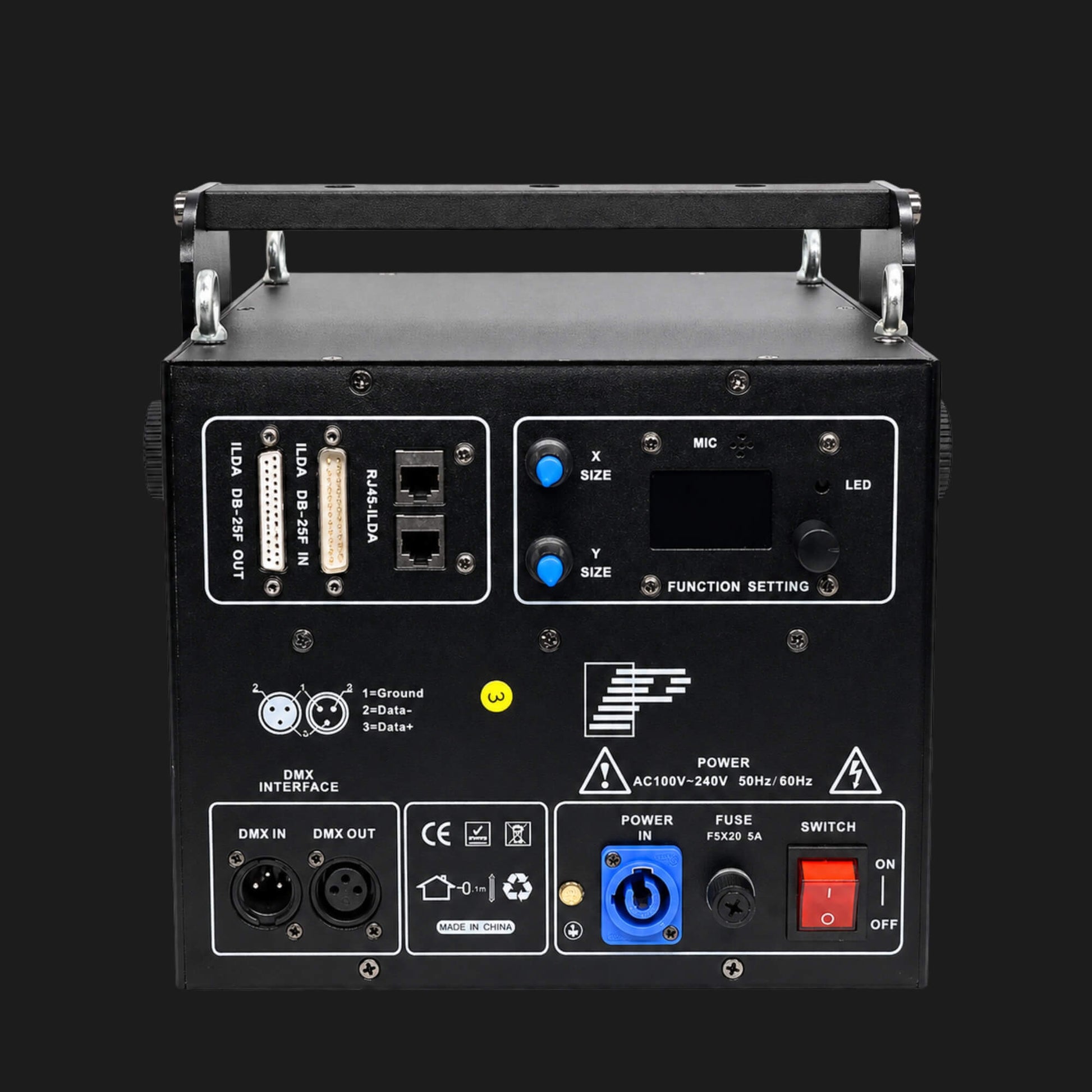 Z8 ILDA DMX laser projector for club stage lighting