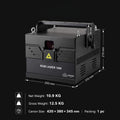 Z8 laser light show projector with metal housing